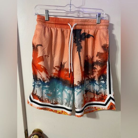 No Boundaries Medium Shorts tropical print - Picture 1 of 5